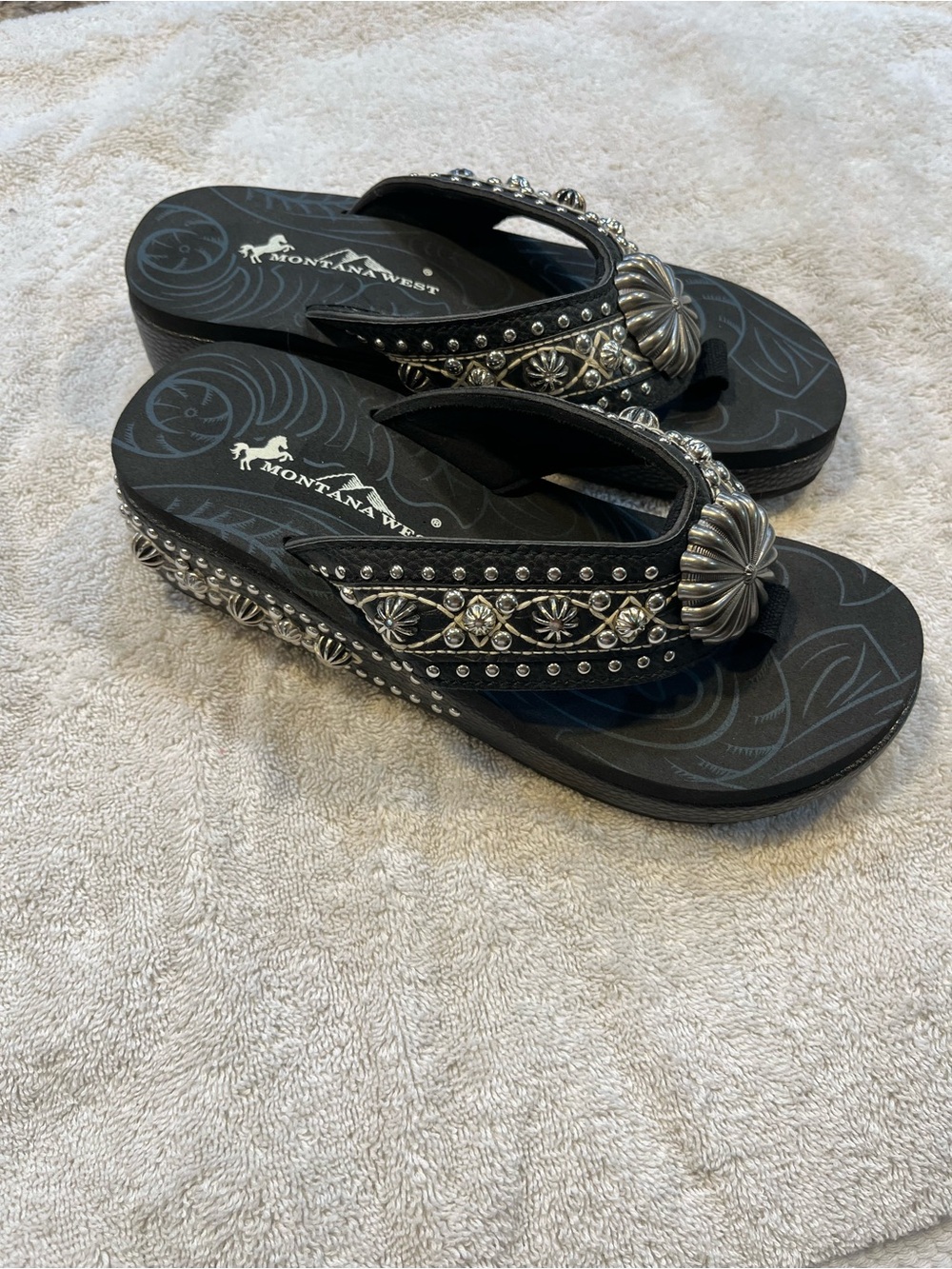 Montana West Embellished Sandals